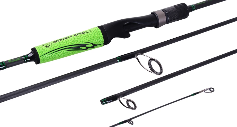 Ilure Brands Bait Fishing Rod 1.98 Mt 4 Sections M Power Carbon Spinni –  Bargain Bait Box