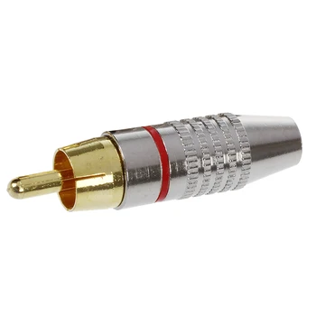 

Hot Sale 2 x RCA Male Plug Audio Video Coaxial Cable Connectors AV Adapters