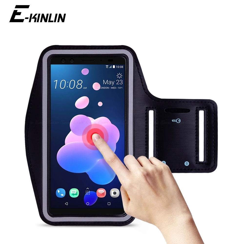 

Sports Running Cover Arm Band Phone Case For HTC U12 U11 Eyes U Life Ultra Play Desire 12s 12 Plus 10 Lifestyle Pro Compact Evo