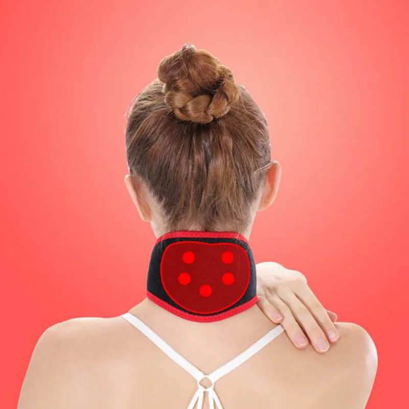 

1 Piece Portable Self Heating Breathable Neck Tourmaline Belt for Relieve Neck Pain Health Care Neck Massage Tools Dropshipping