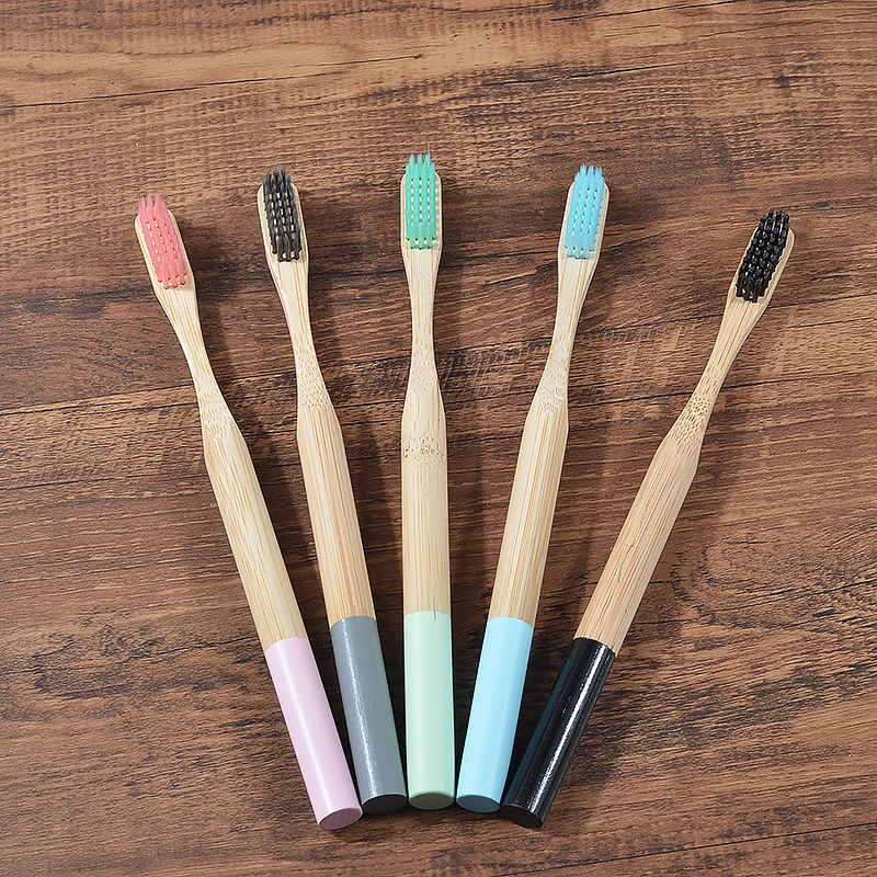 5 пачек, Bamboo Зубная щетка для взрослых, es, мягкая щетина, Экологически чистая, cepillo dientes bambu, зубная щетка для ухода за полостью рта, clareador de dente