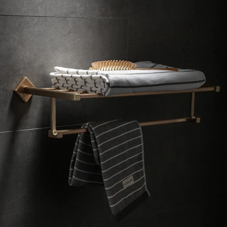 AUSWIND набор оборудования для ванной комнаты настенный вешалка для полотенец Золотой Матовый держатель для бумажных полотенец медные