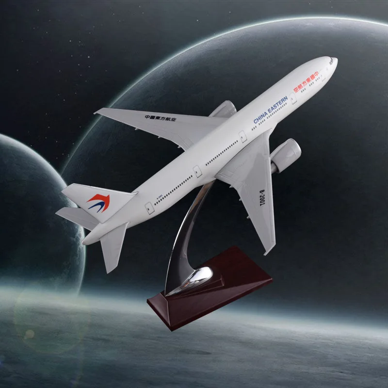 32 см модель самолета из смолы Boeing 777 China Eastern B777 Аэробус дыхательные пути Восточной