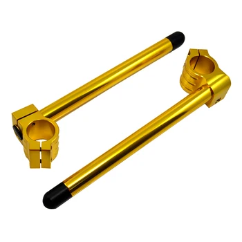 

BJMOTO 7/8" Gold Universal Motorcycle CNC 33mm 35mm 37mm 41mm 43mm 45mm 48mm Clip Ons Handlebars Multicolor Optional Handle Bars