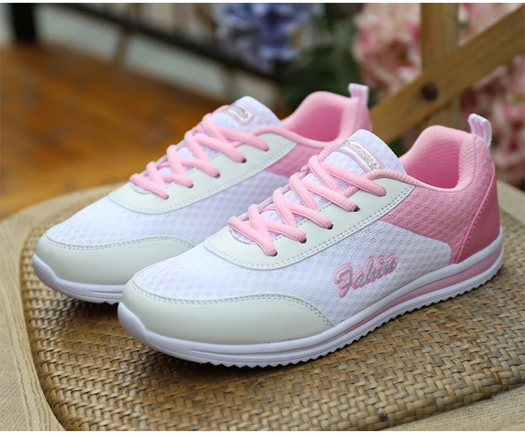 Women Sneakers Shoes, Casual Ladies Lace-Up Sneakers for Girls-Sapato Feminino Breathable, Running and Tennis Shoes for Women Free Shipping