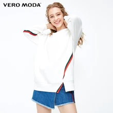 Vero Moda Women's Designed Hemline Striped Round Neckline Sweatshirt | 318333506 Vero Moda Women's Designed Hemline Striped Round Neckline Sweatshirt | 318333506