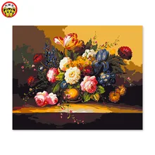 Картина по номерам художественная краска по номерам DIY украшение для гостиной спальня диван фон Висячие картины сто цветочных ароматов
