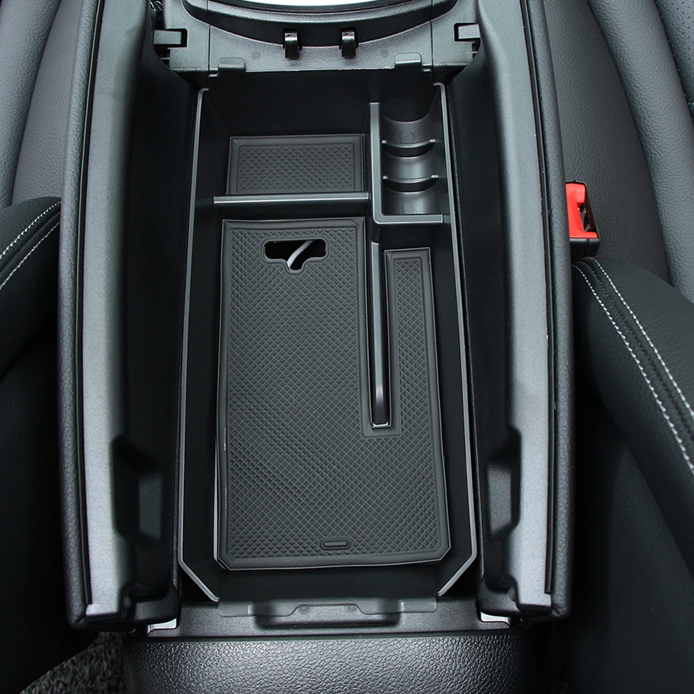 Car armrest box Glove box tray storage box For Mercedes Benz C Class