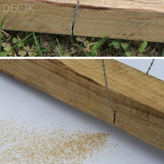 سلك رأى في الهواء الطلق العملي الطوارئ بقاء والعتاد أدوات Bushcraft التخييم مناشير حقيبة أدوات ألومنيوم محمولة خط أربعة فروع الفولاذ المقاوم للص...
