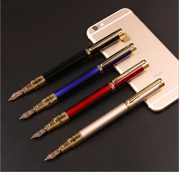 

1pcs Pen student pen with ink pen gift box pen English pen 1132 pen
