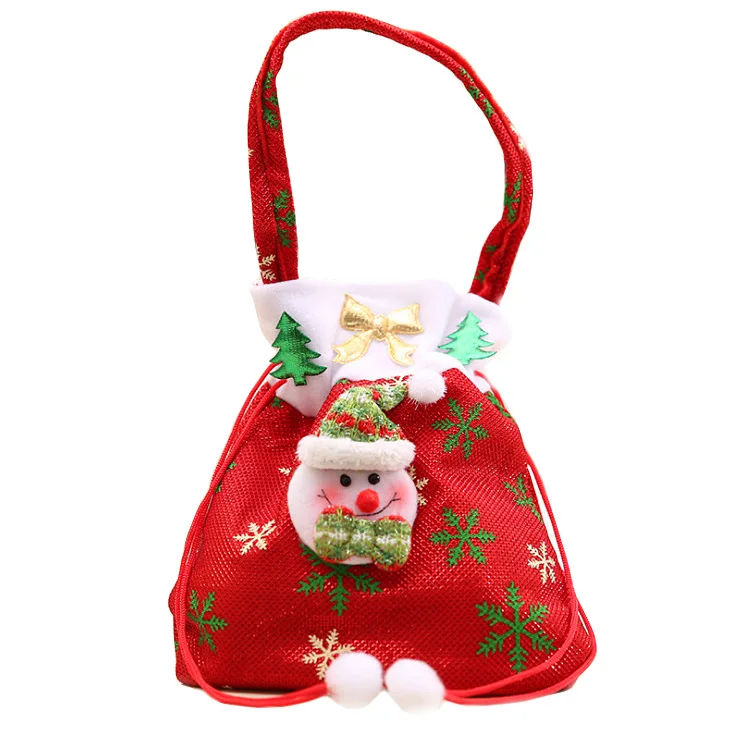 Canvas Christmas Gift Candy Bags Drawstring Favor Canvas Christmas Gift Candy Bags Drawstring Favor Package Bulk Set Of Multi Style Neon Colored Goo In Stockings Holders