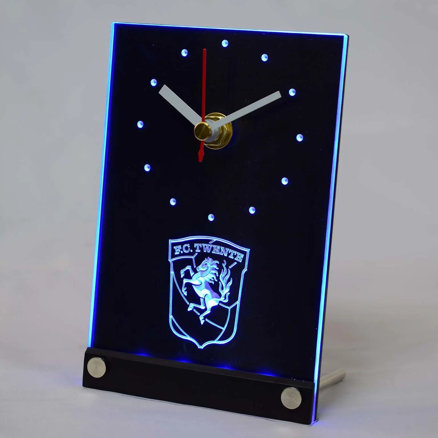 

tnc1005 FC Twente Enschede Eredivisie LED Neon Sign 3D LED Table Desk Clock