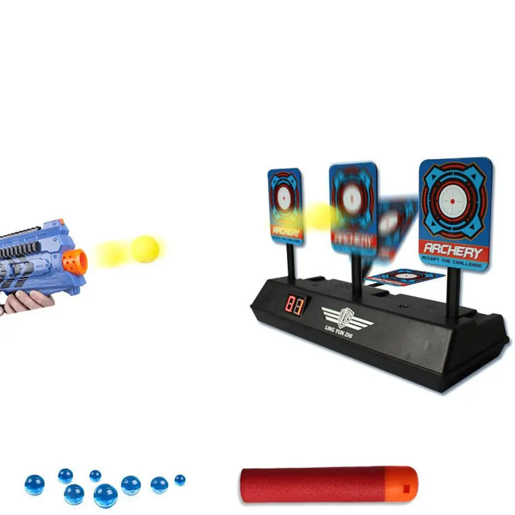 DIY цель для Nerf пистолет игрушка высокая точность забивания Авто Сброс электрик