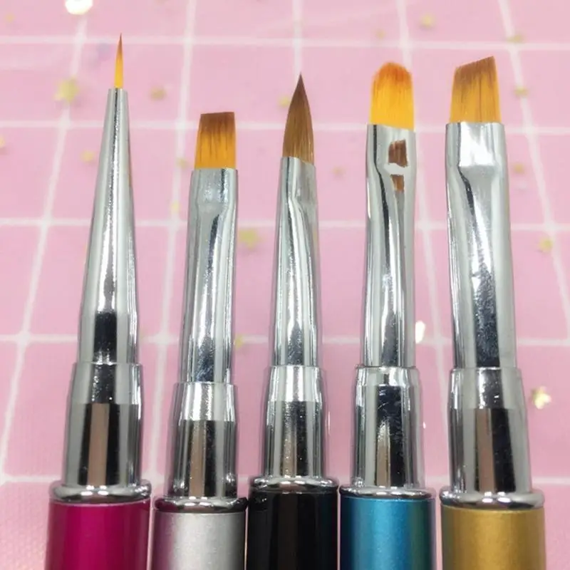 

ROSALIND New Luxury Nail Art Acrylic Powder Crystal Pen Brush UV Gel Nail Painting Drawing Tips Multi-function DIY Powder Tools