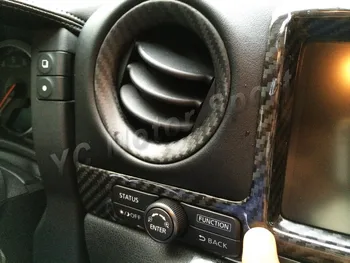 

Dry Carbon Fiber DCF 2&2 Twill Weave Matte Finish Interior Trim 4 PCS Fit For 2008-2013 R35 GTR Air Con Surround Trim