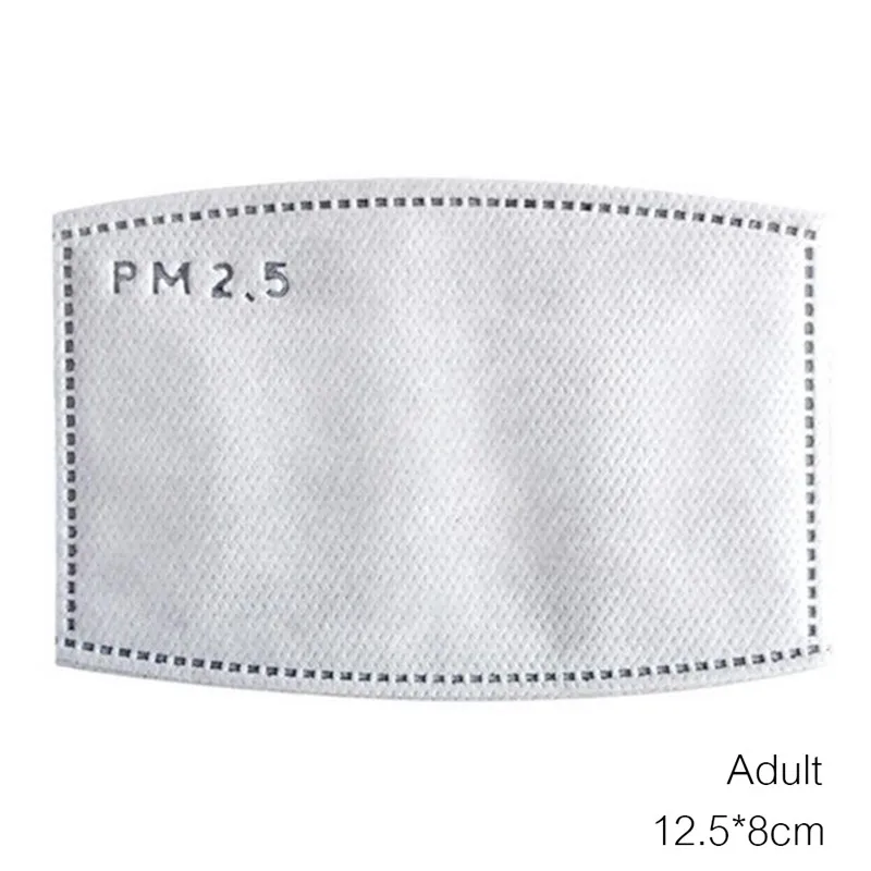 PM2.5 анти-хлопковая Дымчатая Маска дыхательный клапан Анти-пыль рот маска фильтр с активированным углем респиратор рот Муфельная маска лицо#287789 - Цвет: 20pcs filters Adult