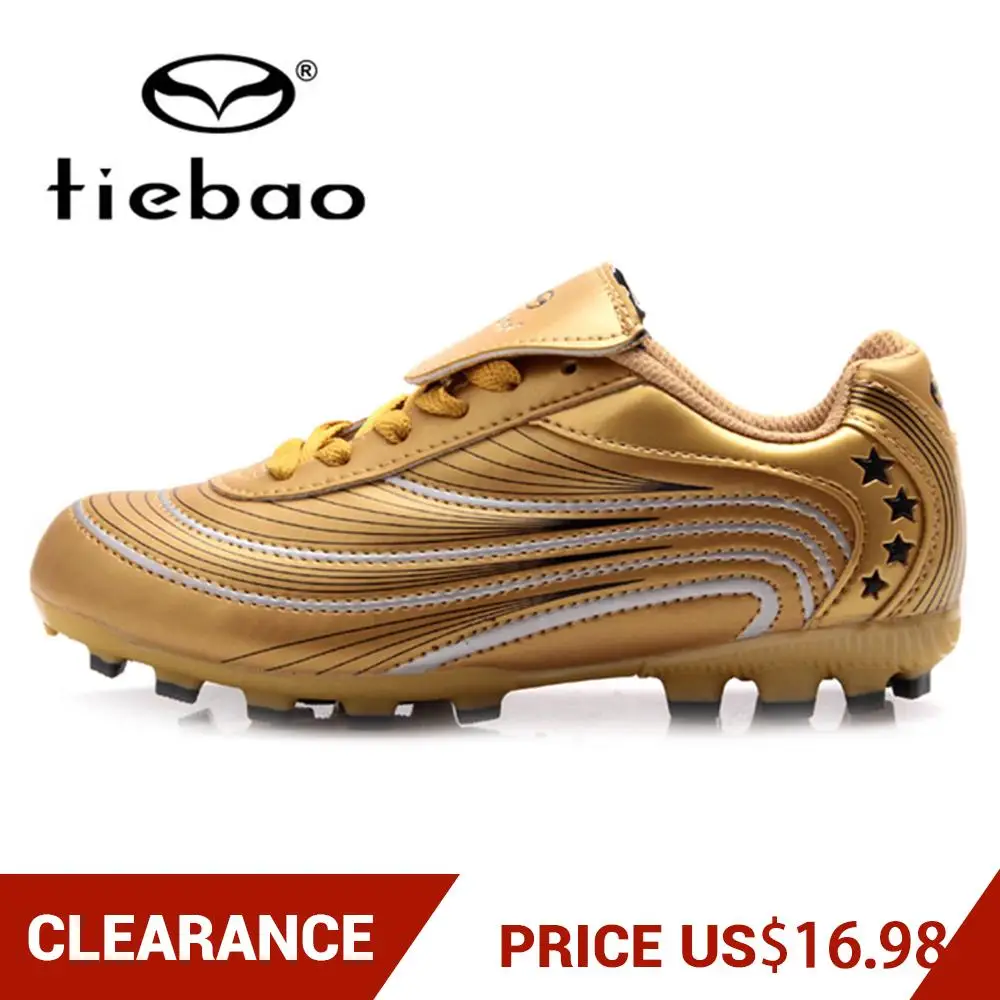 

Clearance! TIEBAO Men Women TF Turf Sole Football Boots Outdoor Soccer Shoes Athletic Training Sports Shoes Zapatos De Futbol