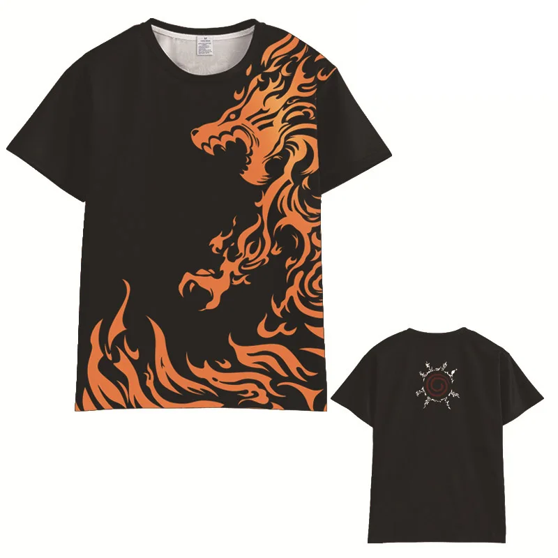 Cosroad Naruto Sasuke T Shirt Men and Women Cosplay T-shirts Costumes Clothes Short Sleeve Summer Tees Tops 1 (3)