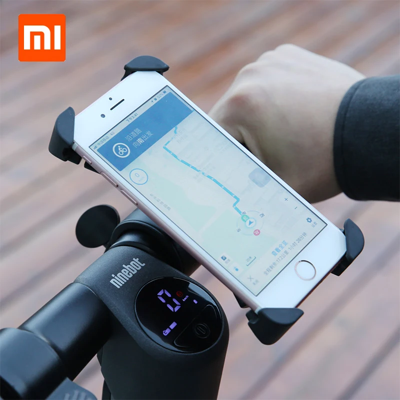 

xiaomi Segway-Ninebot Handlebar 4.7-6.5" gps Phone holder for mijia Electric Scooter Ninebot Motorcycle Bike 360 Rotation Stable