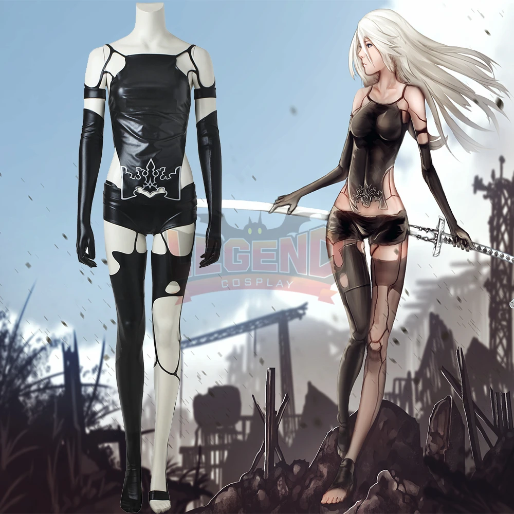 Nier automatas NieR Automata A2 костюм YoRHa тип A No. 2 Косплей Костюм для взрослых полный