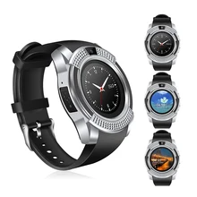 

V8 Smart Watch Wristband Camera fitness tracker SIM/TF Bluetooth Dial/Answer Sleep Monitor Smartwatch for Android IOS Xiaomi