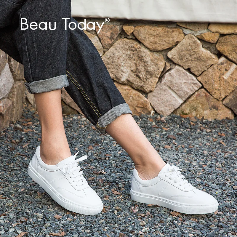 white leather flats womens