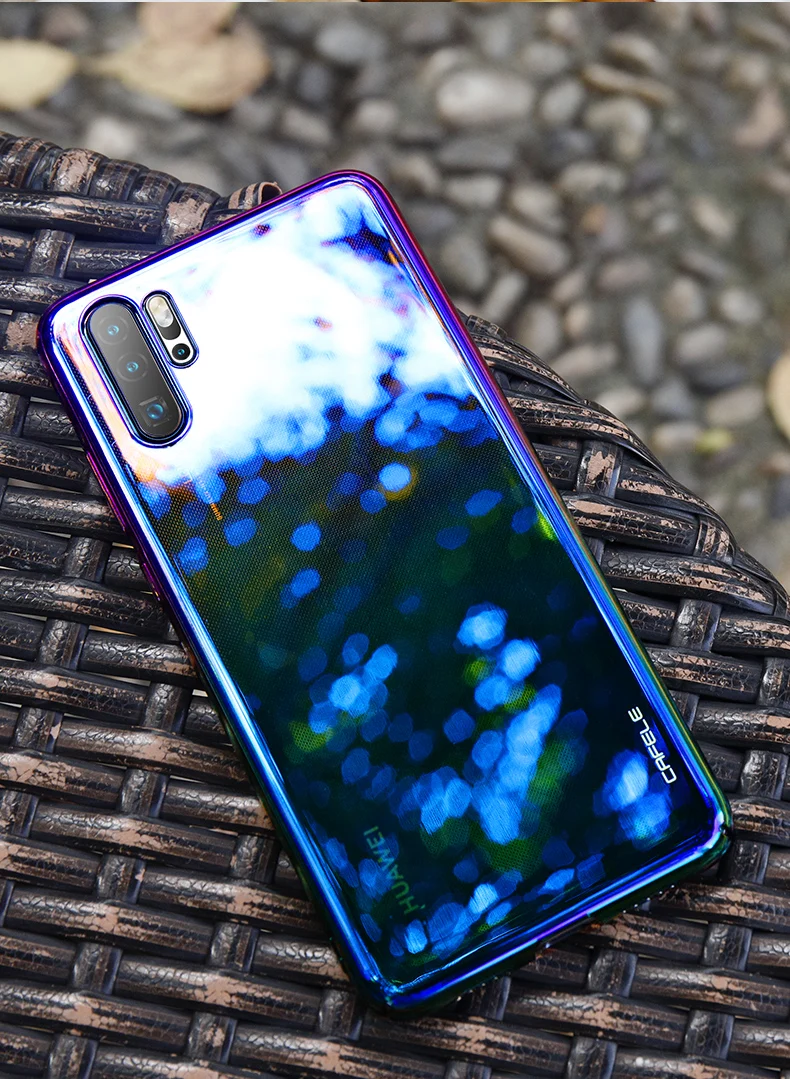 Чехол CAFELE для huawei p30 p20 pro чехол s Роскошный чехол Aurora прозрачный градиентного цвета чехол для huawei p30 p20 светильник Жесткий Чехол для ПК