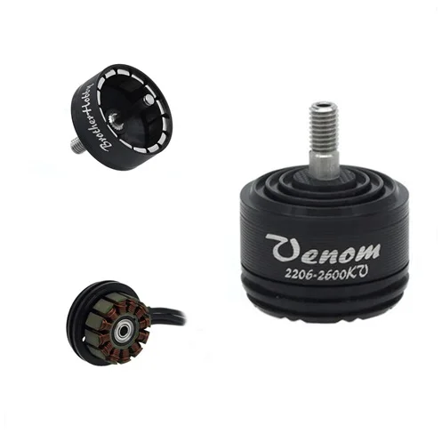 

Brotherhobby Venom 2206 1900KV 2400KV 2600KV 4-5S Brushless Motor for RC Drone FPV Racing - 2600KV