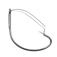 20 шт. Weedless колючая леска рыболовный крючок из высокоуглеродистой стали бас одиночный крюк сумасшедшая оснастка комплект для ловли басов