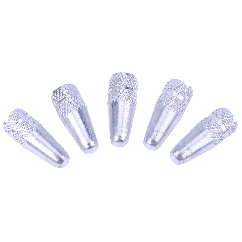 Flash Deal 5Pcs/set Bicycle Presta Aluminium Alloy Pressure Valve Caps Dust Covers for Road Mountain Fixed Gear Bike Valve Stem Caps 21