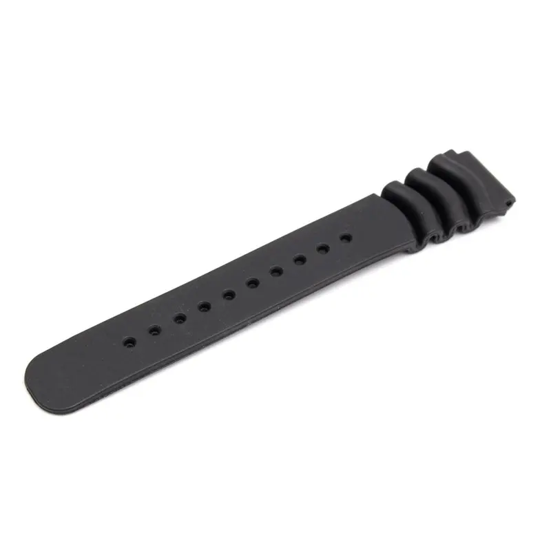 Черный мягкий силиконовый резиновый ремешок для ныряльщика, сменный ремешок на запястье, удобный браслет с набором инструментов для Seiko SmartWatch