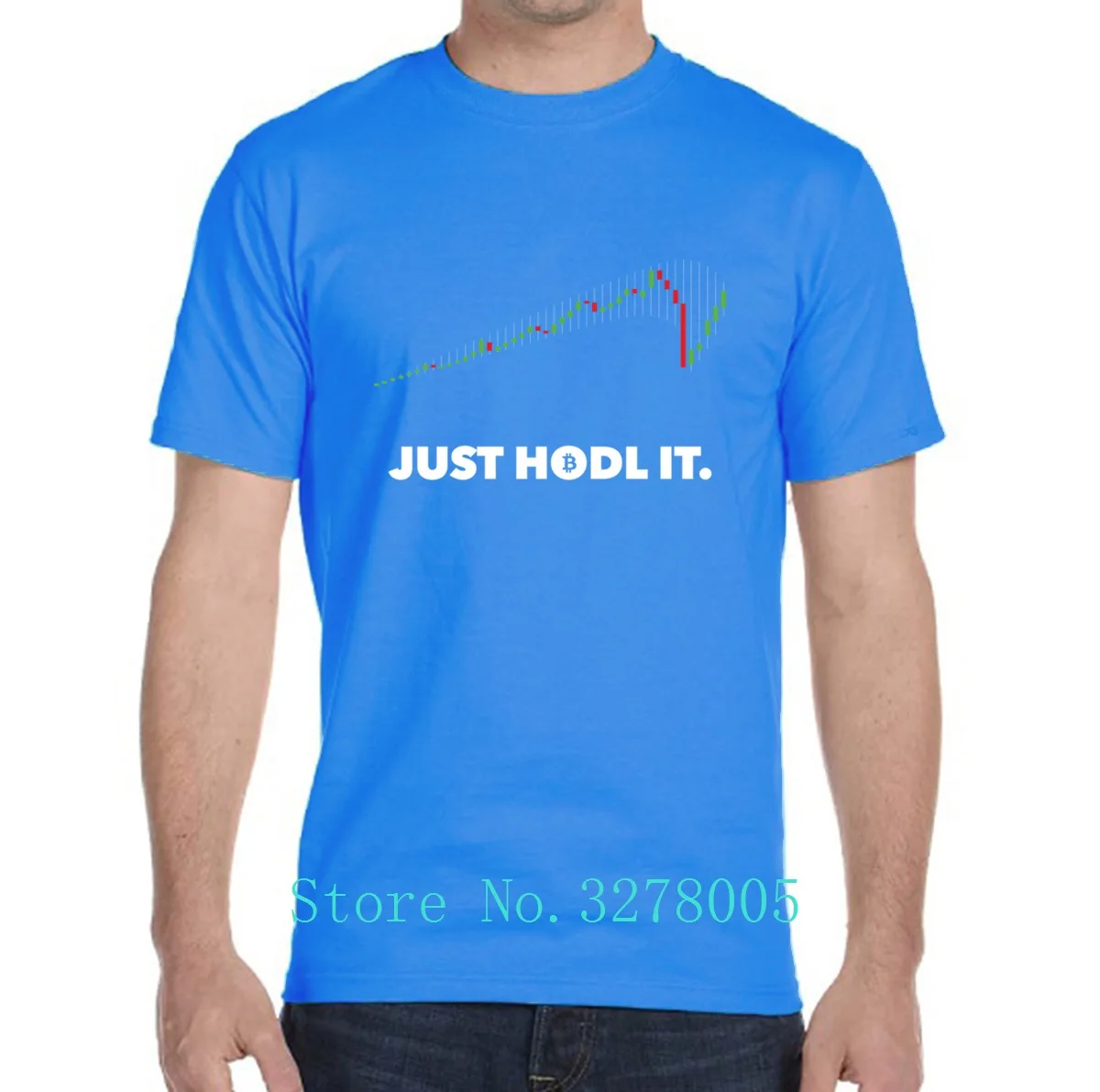 Costume Men's T-Shirt Breathable Just Hodl It For Men Novelty Camisetas Hombre Summer Bitcoin Euro Size Cryptocurrency Hiphop