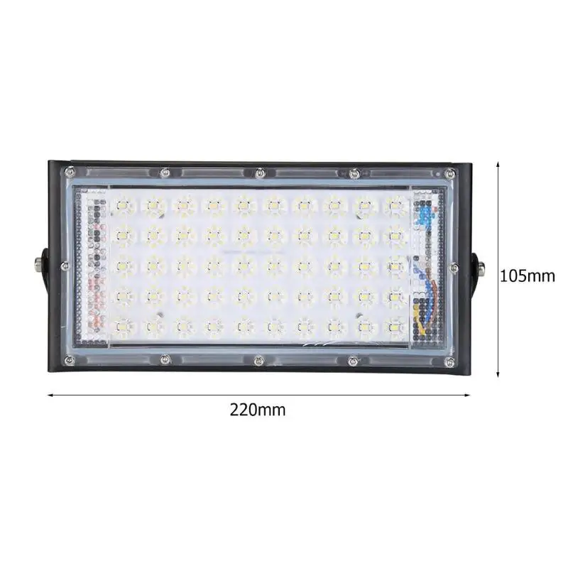 50LED прожектор настенный светильник 50 Вт водонепроницаемые фонарики ландшафтное освещение