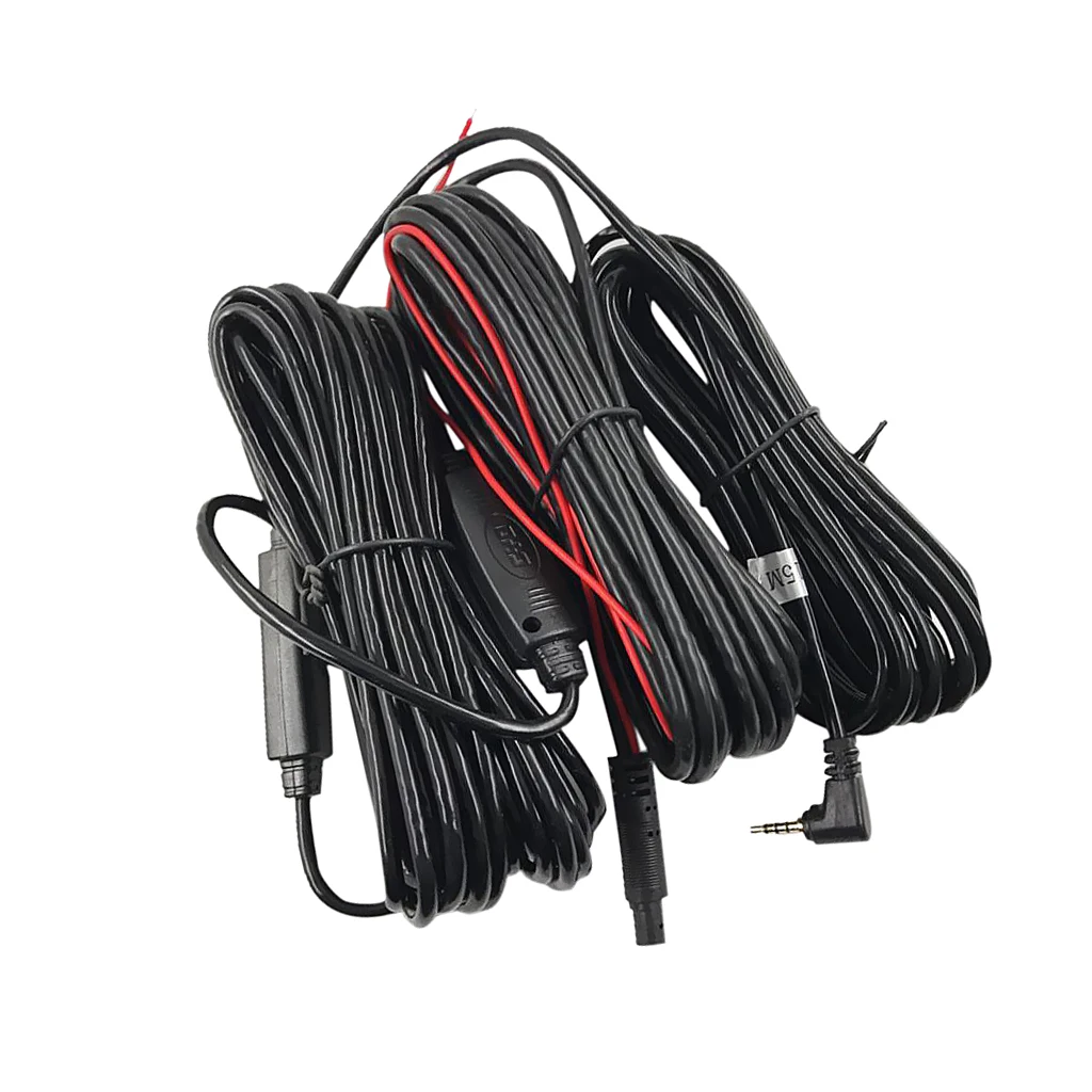 Universal Car Rear View Reverse Camera Recorder 5Pin to 2.5mm Cable with Amplifier Resist Corrosion Provide Durability