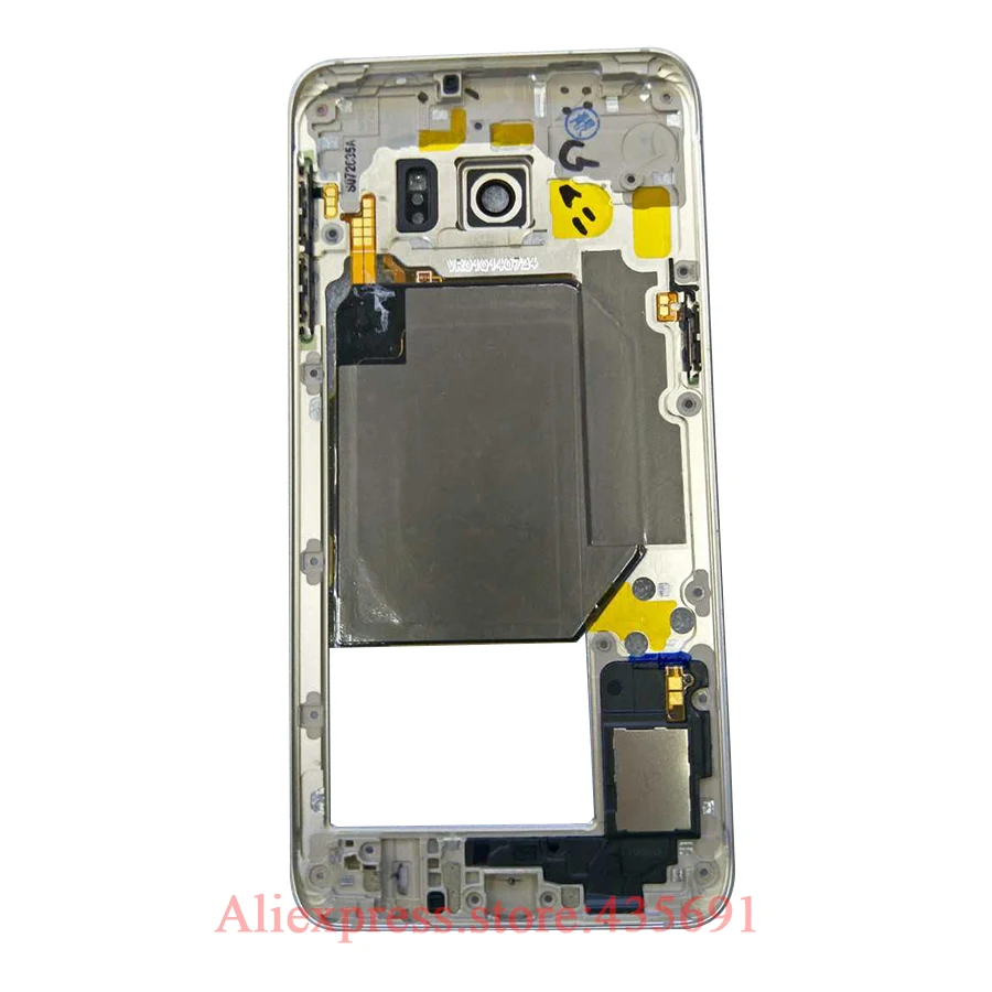 

10Pcs/lot Free DHL Middle Frame Bezel Housing Cover Chassis with Small Parts For Samsung Galaxy S6 Edge Plus G928