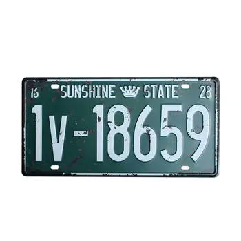 

MAINE 284-888 VACATIONLAND HD Motorcycles Car Number License Metal Tin Signs Garage Cafe Home Wall Decor Shabby Chic Iron Plate