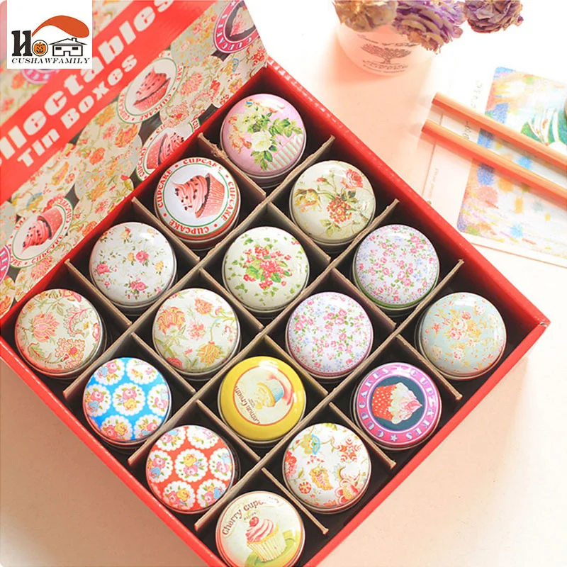 

CUSHAWFAMILY Marca dragon Mini iron box candy storage box wedding seal Jewelry Pill Cases tin box cable organizer container