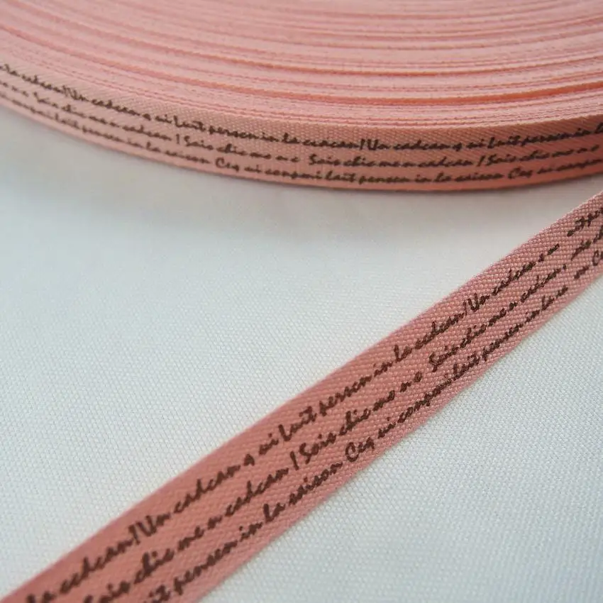 

NEW 6 colors mix 6yards 3/8" 10mm 100% cotton ribbon ancient ways cursive script notes tower sewing & Packing tapes XM6a
