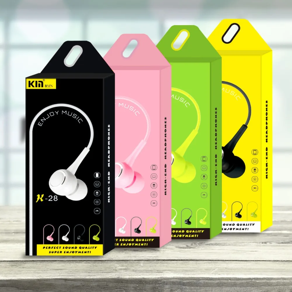 Earphone with Microphone 3.5mm Wired In-Ear Stereo Bass Sport Music 1.2m Earphones Headset  for ipod xiaomi Meizu mobile Iphone MP3 MP4 MP5 Gifts (5)