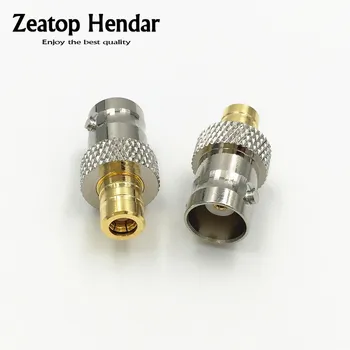 

50Pcs Brass SMB Female Plug to BNC Female Jack RF Connector Straight Wire Connector F/F Mini Adapter