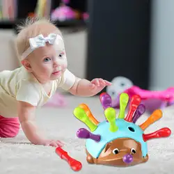 1 шт., детский игрушечный еж, Обучающие ручные игрушки раннего развития