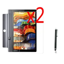 3in1 2x ЖК дисплей ясно экран протектор плёнки Защитный гвардии + стилусы для Lenovo YOGA Tab 3 10 x50f X50M X50L TB3-X50F планшеты