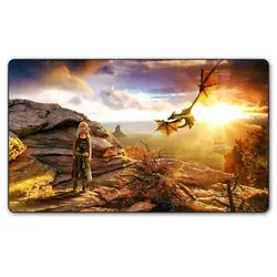 Игра престолов KHALEESI живопись драконы кроссовер Playmat Бесплатный подарок мешок