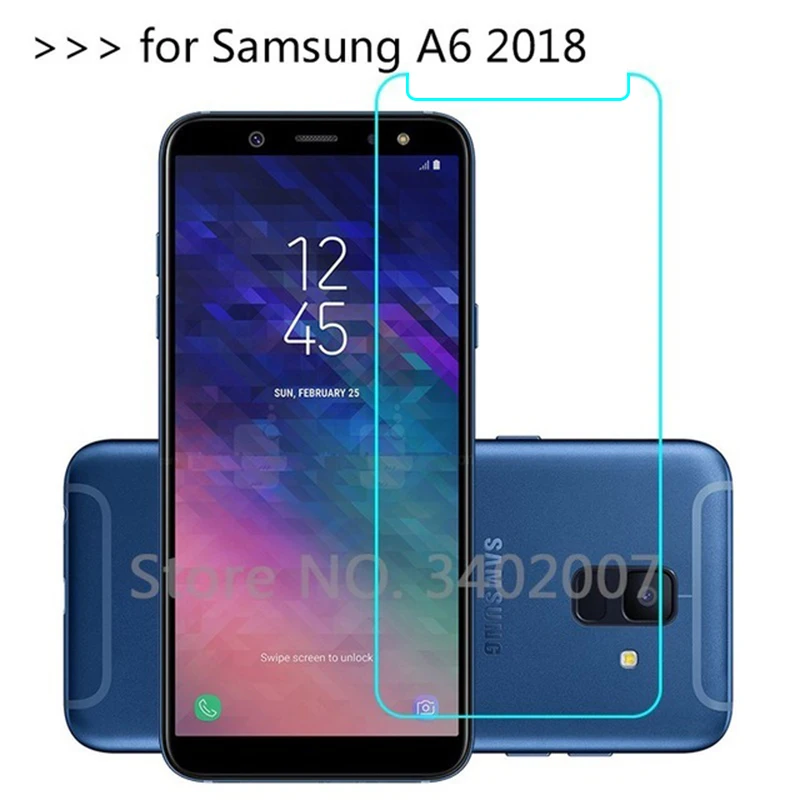 Tempered-Glass-For-Samsung-Galaxy-A6-Plus-2018-Duos-SM-A605FN-DS-A605-Screen-Protector-for