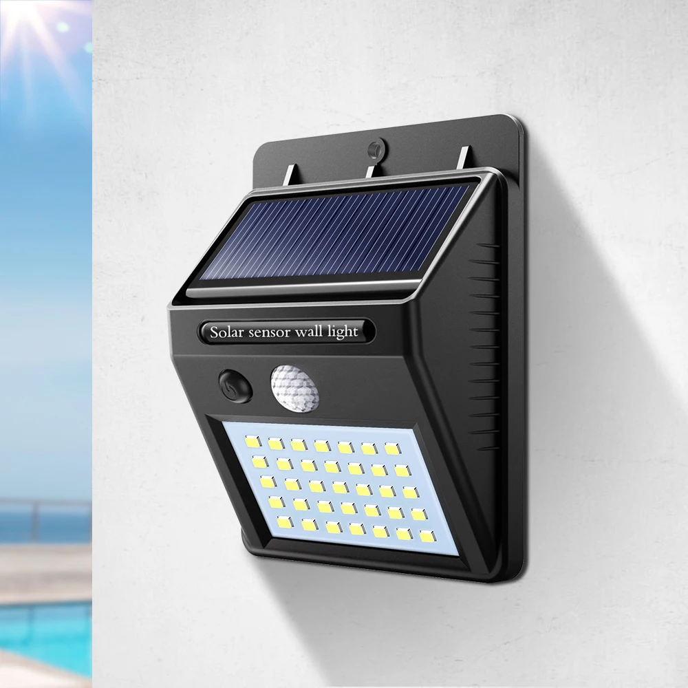 

Battery Rechargeable Wall Lamp Solar LED Street Light 8/16/20/28/30/35LEDs Night Sensor Light Garden Pathway Yard Street Lamp