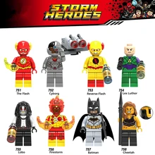 

New Style Storm heroes Super hero Anime Film Model Building Blocks DIY Toys Compatible LegoINGlys With Weapons Action Figure Toy