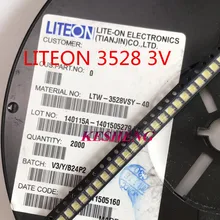 100 шт. LITEON светодиодный ЖК-телевизор применение СВЕТОДИОДНЫЙ подсветка световые Бусины 1,5 Вт 3 в 3528 2835 148LM холодный белый ЖК-Телевизор подсветка световые бусины