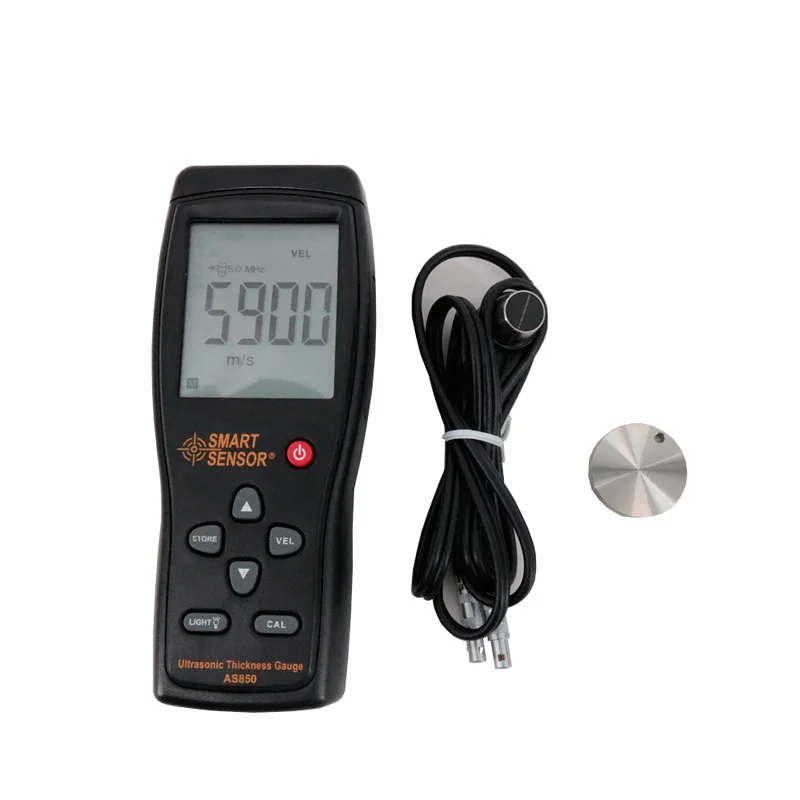 

Digital AS850 Ultrasonic Thickness Gauge Smart Sensor 1.2-225mm Steel Aluminium Plate thickness tester