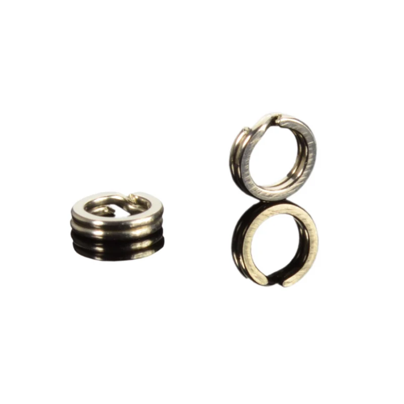 

Fishing Accessories Double Ring Split Rings High Quality Steel Strengthen Double Circle Ring Lure Connecting Ring 10pcs/lot