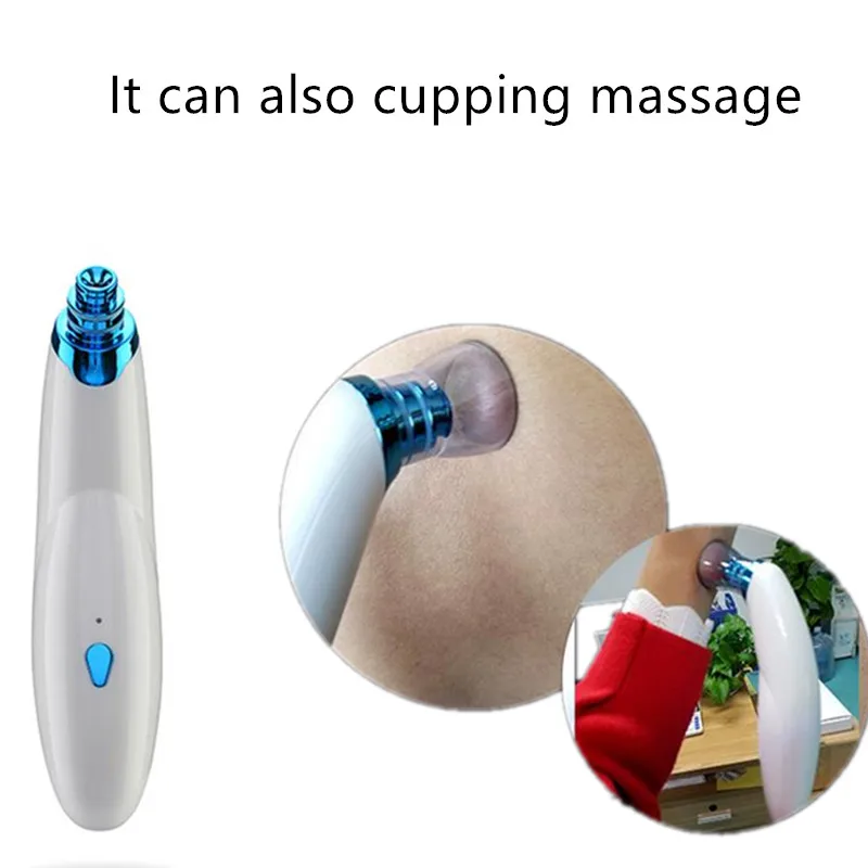 

Electric Blackhead Remover Vacuum Face Nose Acne Black Dot Pimple Blackhead Cleaner Pore Facial Skin Care Tools Machine 40#717